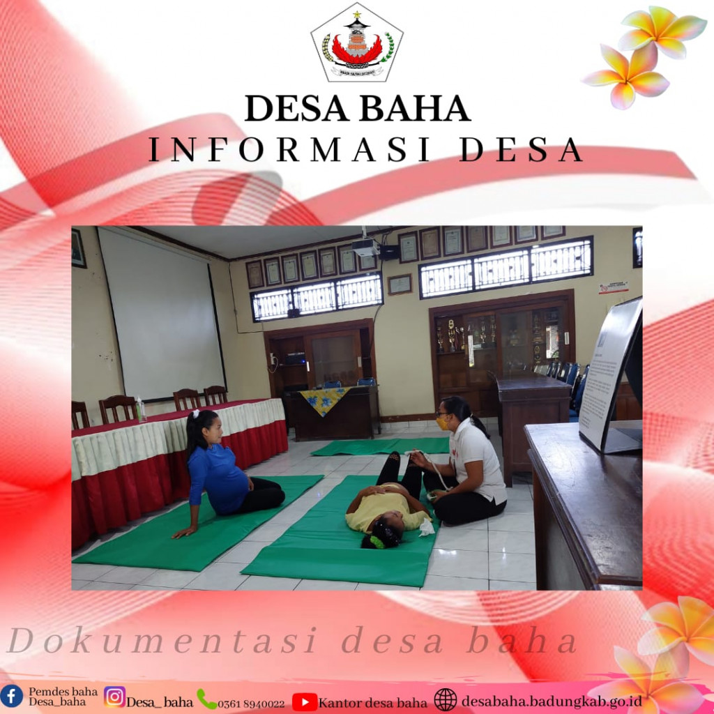 Kelas Ibu Hamil bulan Oktober di Desa Baha